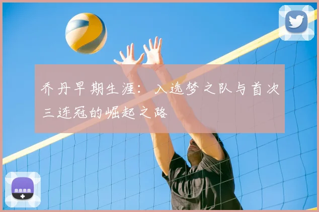 乔丹早期生涯：入选梦之队与首次三连冠的崛起之路